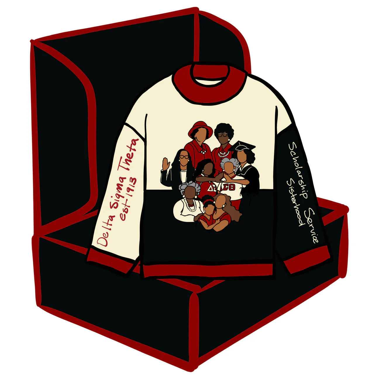 Delta Sigma Theta Sweater