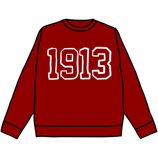 1913 Puffy Paint Crewneck
